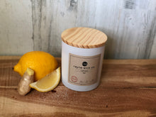 Load image into Gallery viewer, Refresh Soy Wax Candle | 13oz Matte White Glass Jar with Wooden Lid