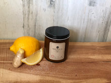 Load image into Gallery viewer, Refresh Soy Wax Candle | 8oz Amber Glass Jar with Black Metal Lid